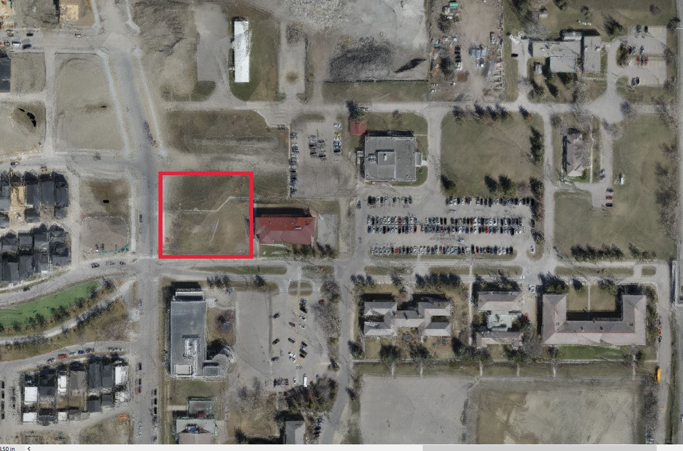 Aerial of the Currie property