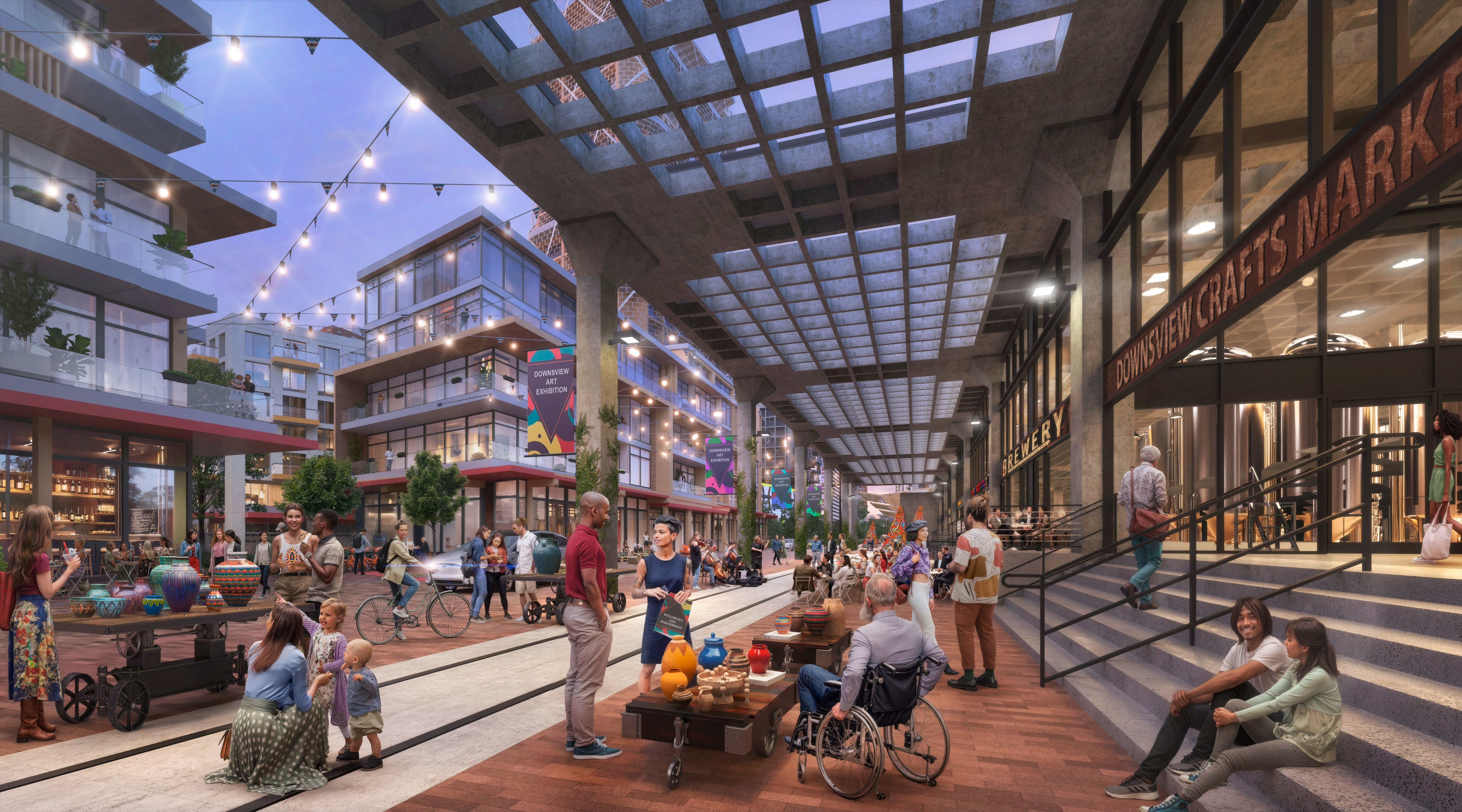 A rendering of Downsview West