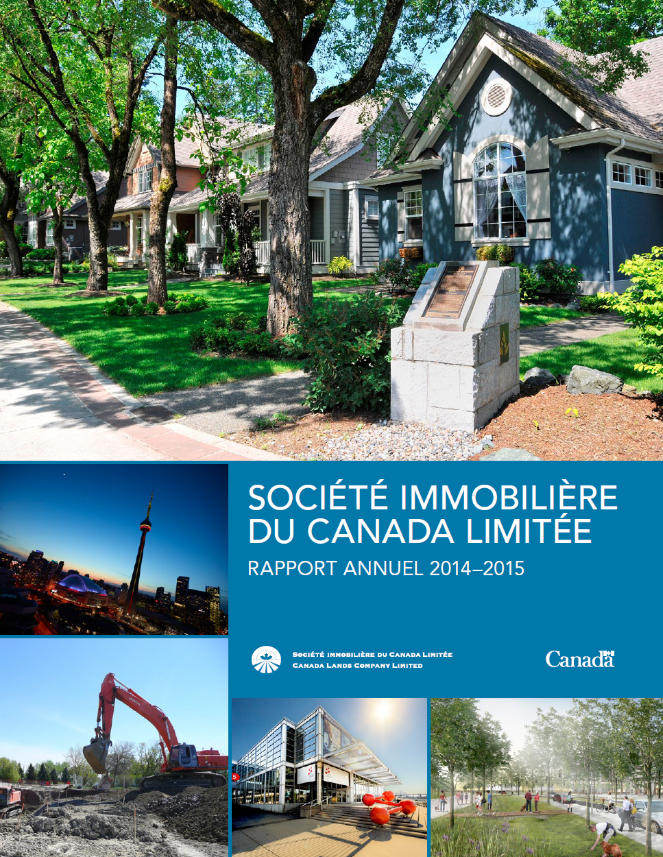 Couverture du rapport annuel 2014/15