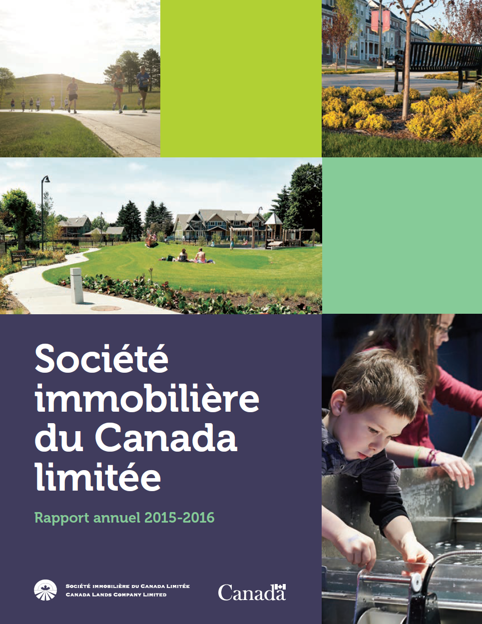 Couverture du rapport annuel 2015/16