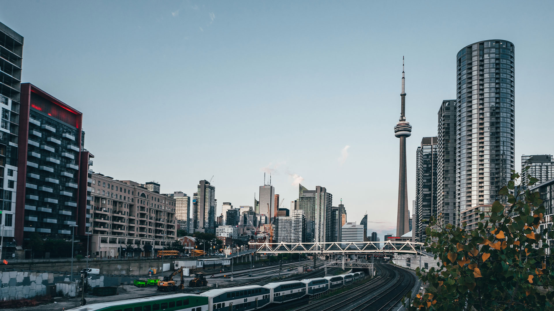 Toronto skyline with CN Tower