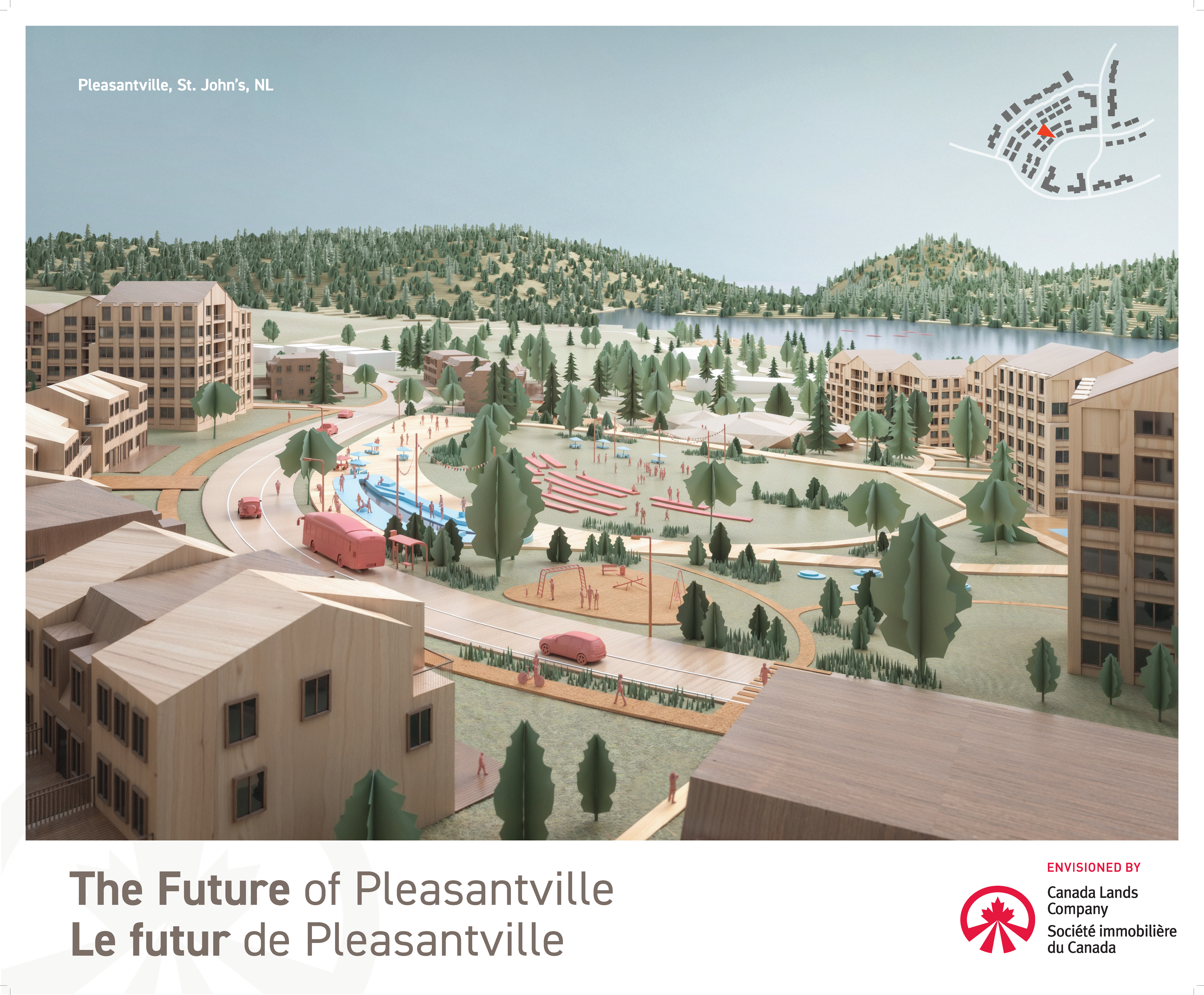 Rendering of Pleasantville property