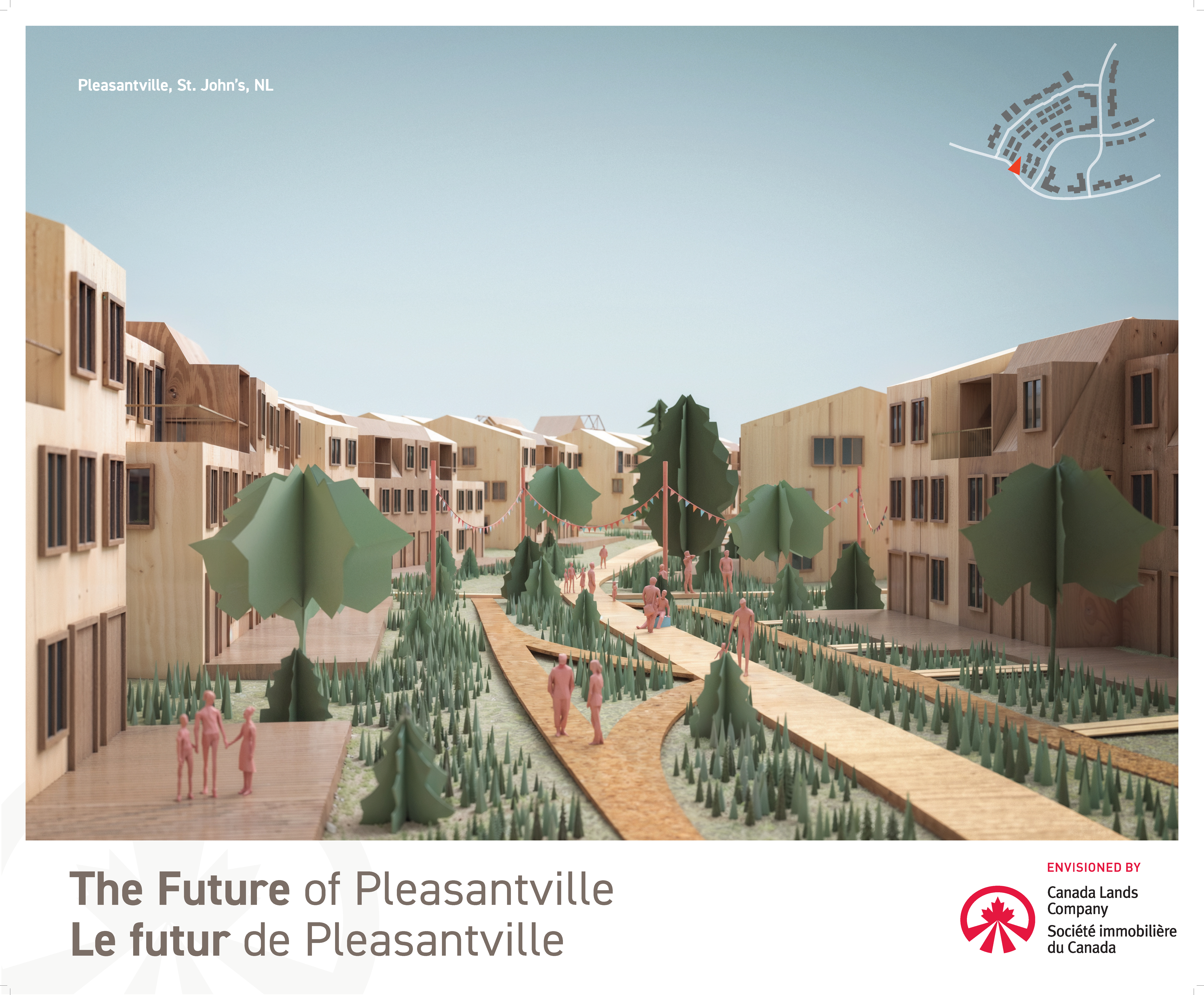 Rendering of Pleasantville property