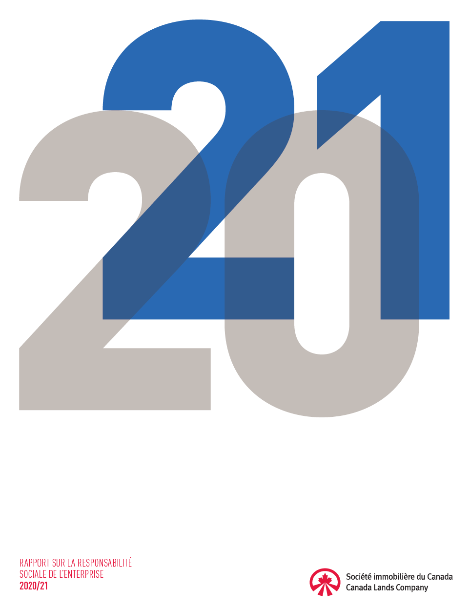  Les nombres 20 et 21 avec le logo de la Société immobilière du Canada