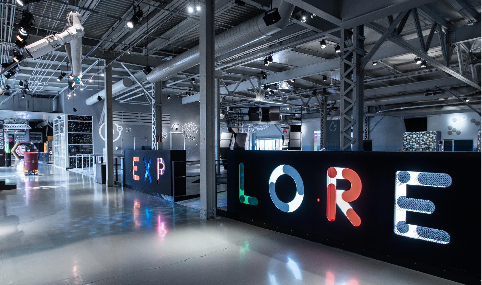 The Explore permanent exhibit at the Montreal Science Centre