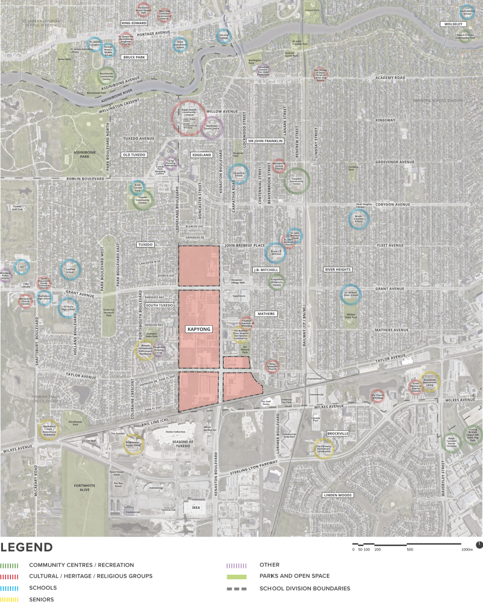 Kapyong Barracks contextual map