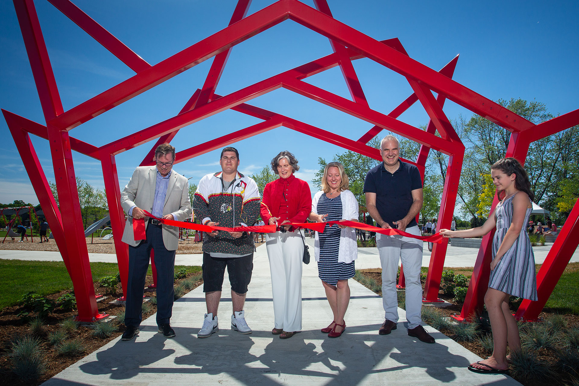 Ribbon cutting