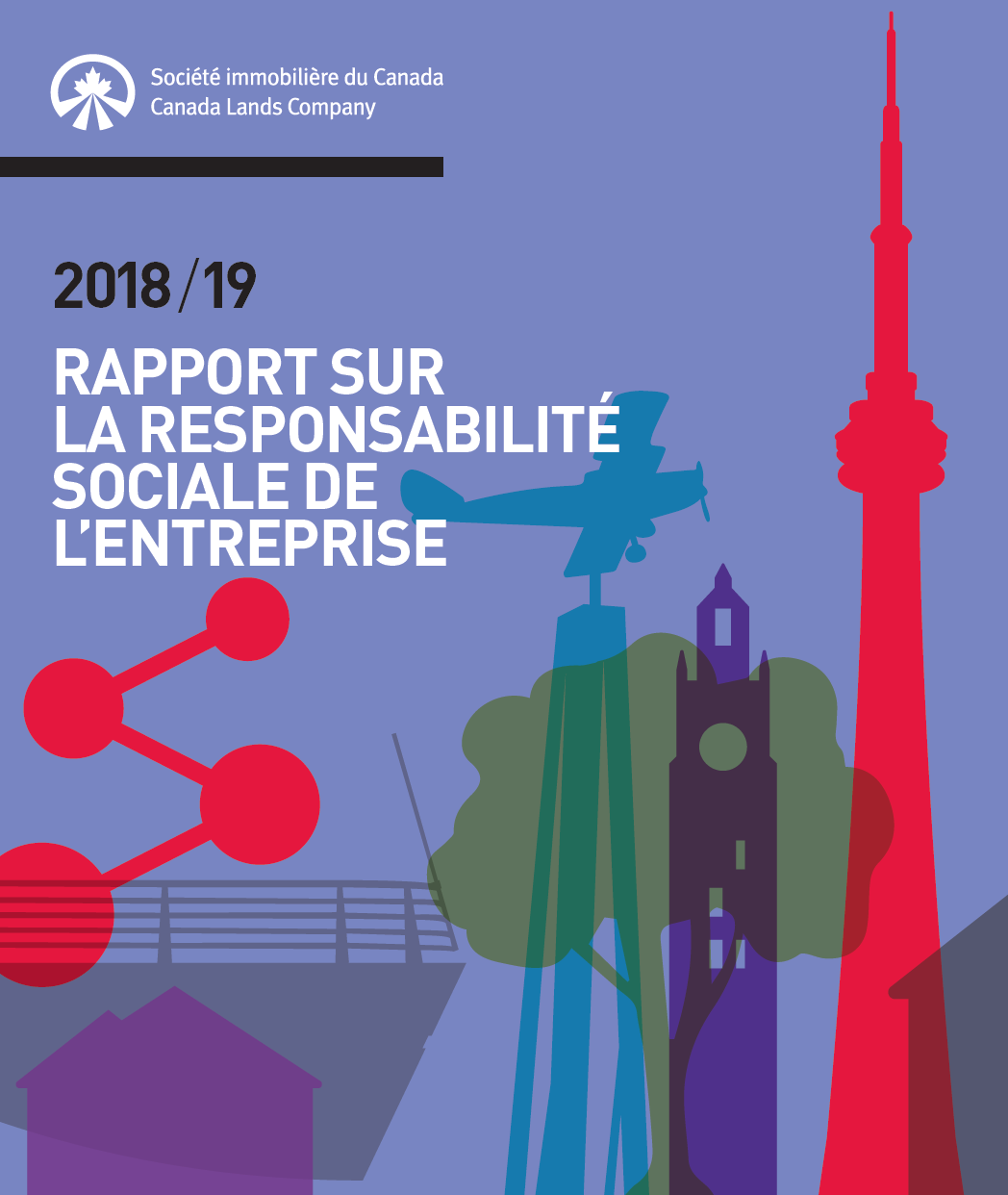 Couverture du rapport sur la RSE de la SICL 2018-19