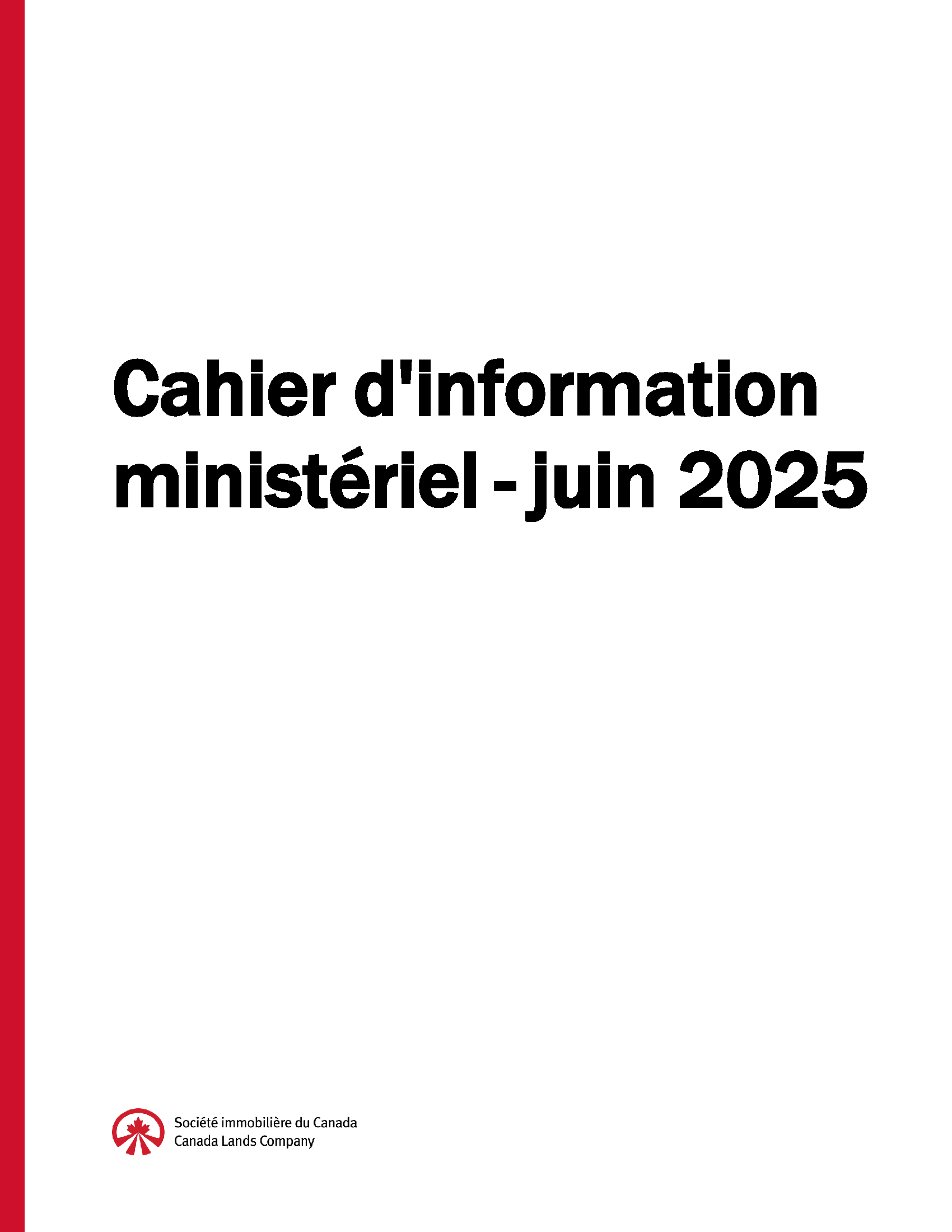 Page de couverture du rapport
