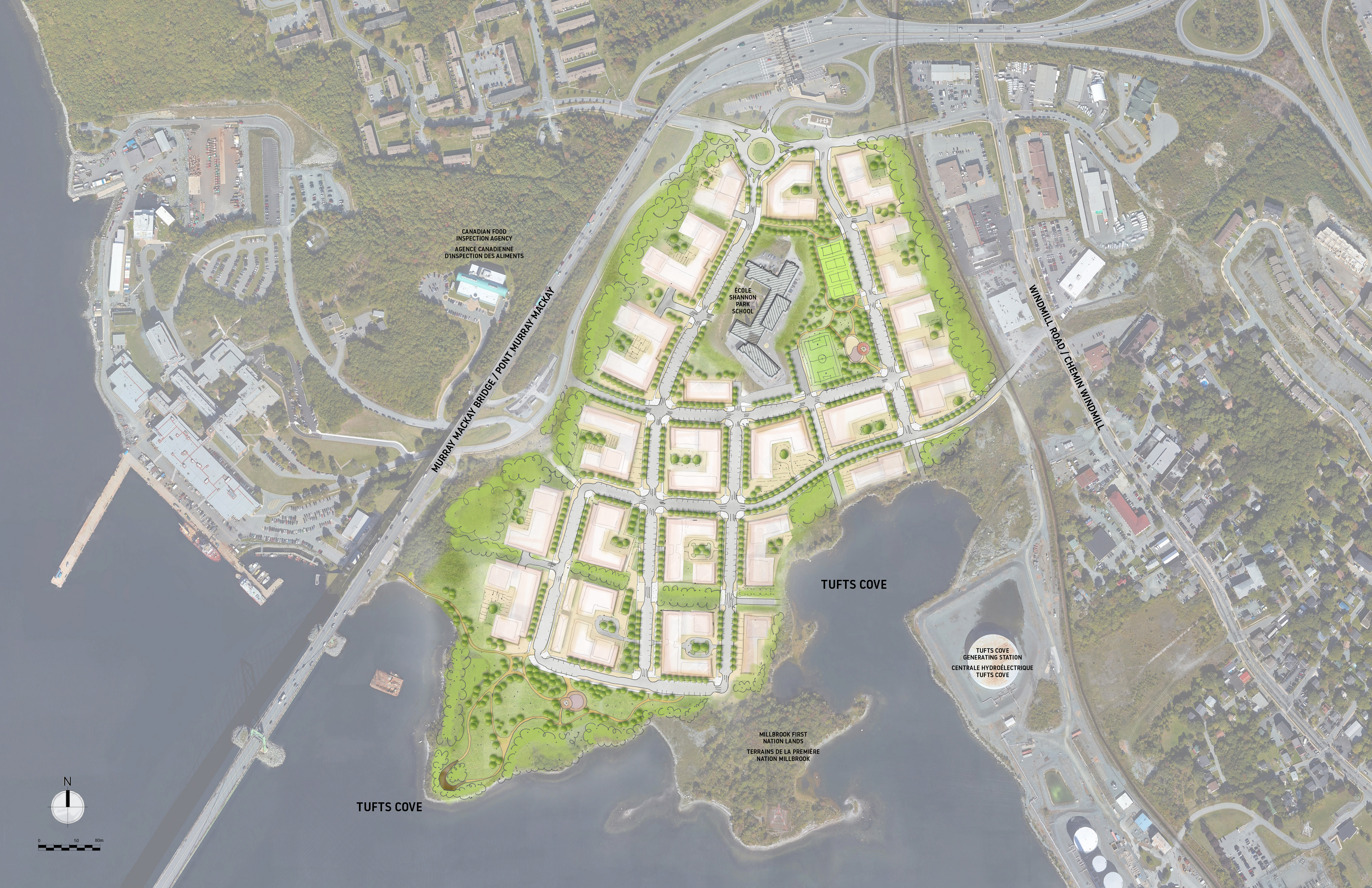 Shannon Park aerial map