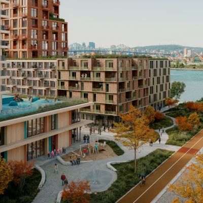 Rendering showing Pointe-de-Longueuil