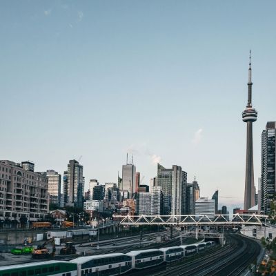 Toronto skyline with CN Tower