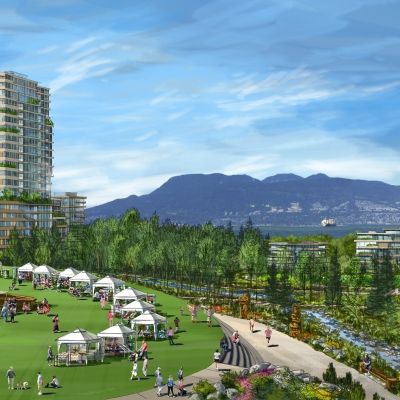 Jericho Lands Rendering with buildings and mountains