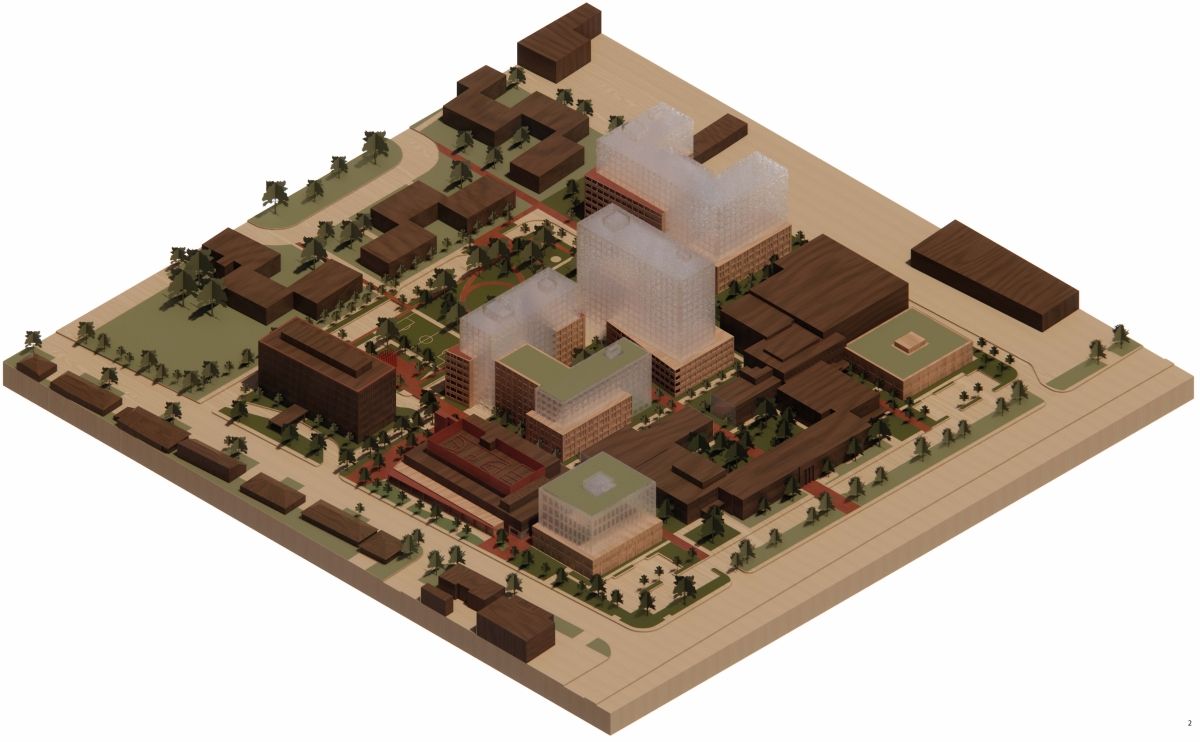Master Plan rendering for Côte-de-Liesse