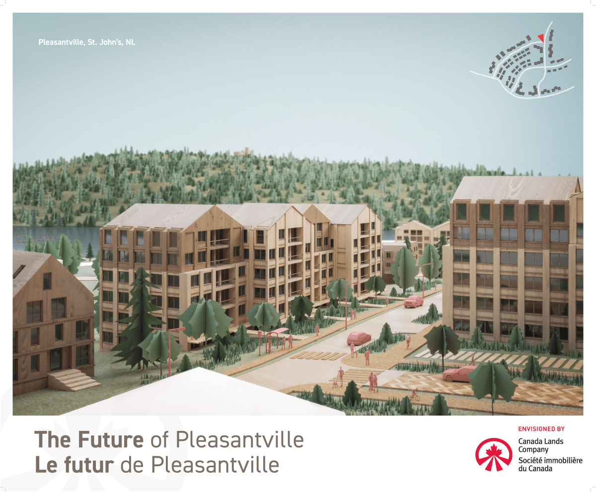 Rendering of Pleasantville property