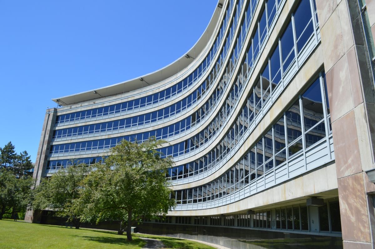 A building on the Confederation Heights property in Ottawa