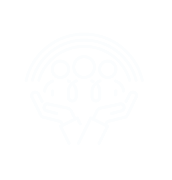 Graphic of people with two open hands