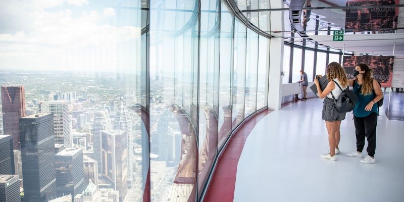 Attractions - CN Tower - observation level 2