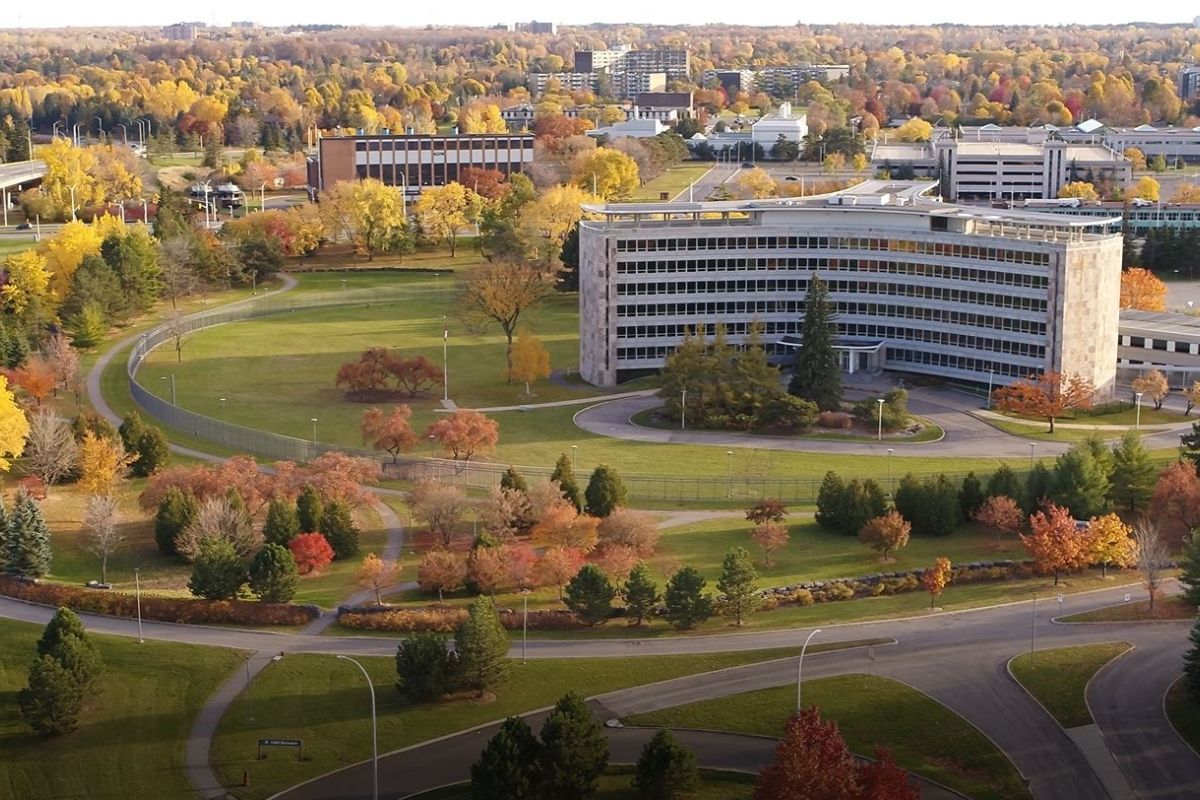 Aerial image of Confederation Heights