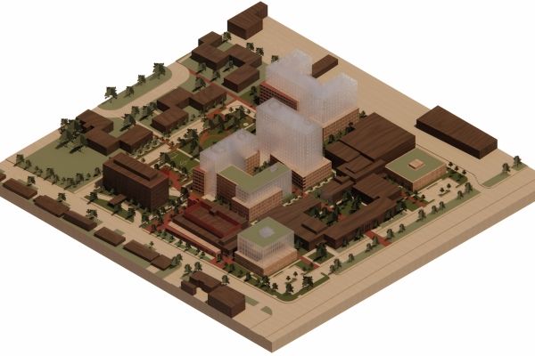 Master Plan rendering for Côte-de-Liesse