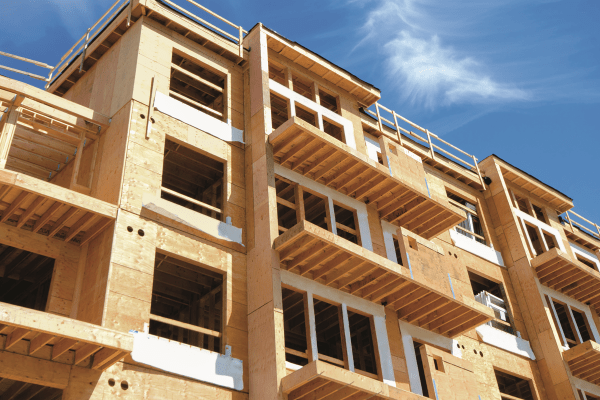 An image showing construction of apartments