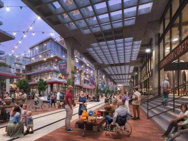 A rendering of Downsview West