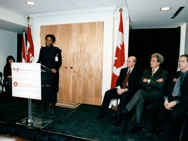 650 Lawrence Ave West Event with podium