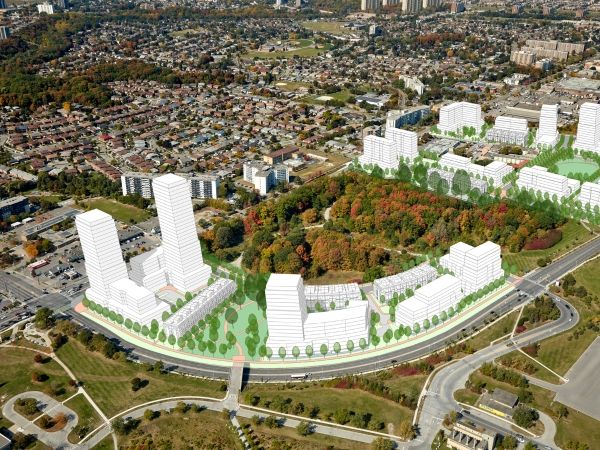 Un rendu aérien montrant Arbo