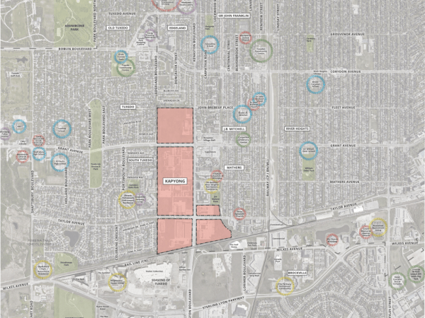 Kapyong Barracks contextual map