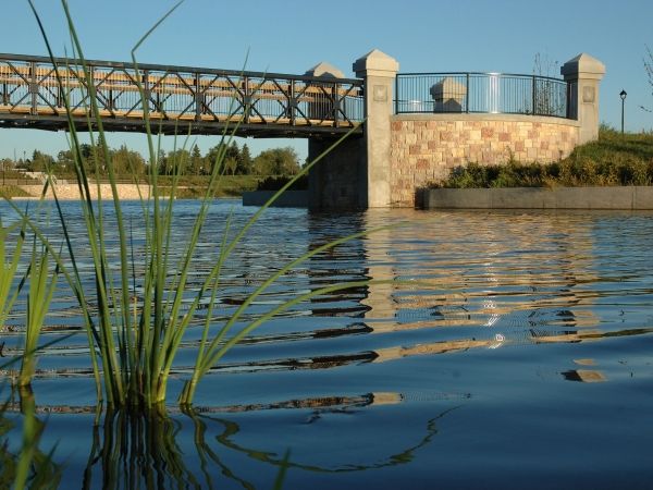 Bridge over water