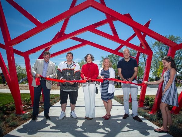 Ribbon cutting
