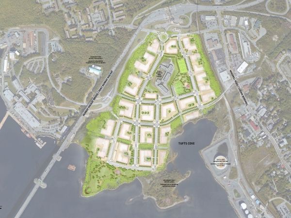 Aerial map showing Shannon Park Development Agreement