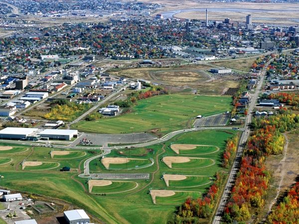 The Moncton Shops aerial